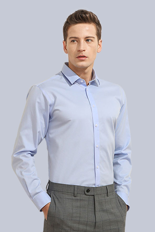 男士長袖商務(wù)襯衫